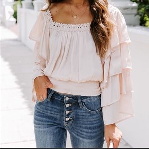 Silky Off The Shoulder Top
